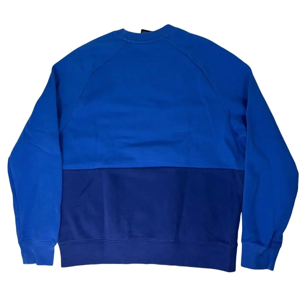 Nike Men's Medium Blue Sweatshirt Crewneck Retro Vibe